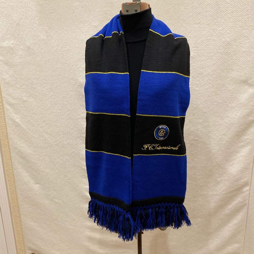 Black and Blue FC Inter Milano Team Scarf